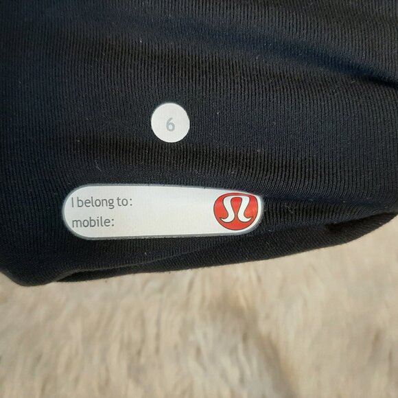 Vintage Lululemon Women's Black Groove Yoga Pants Size 6 - Picture 9 of 10